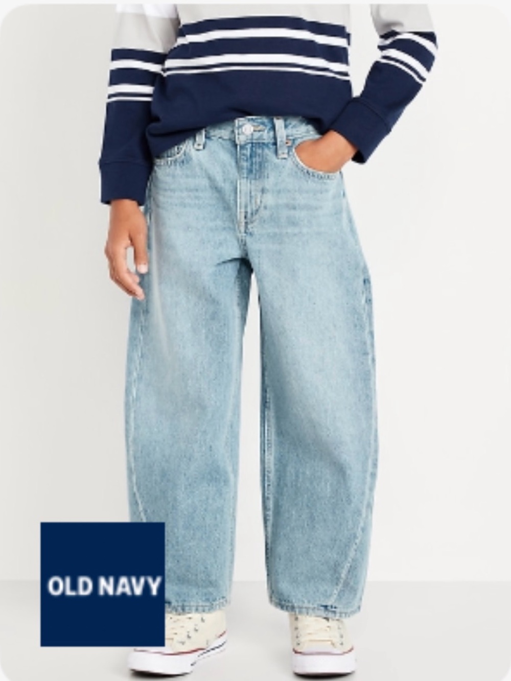 Old Navy Boy’s Super Baggy Barrel Leg Jeans